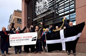 Community Against Dean Super Quarry campaigners. By Alison McGregor
